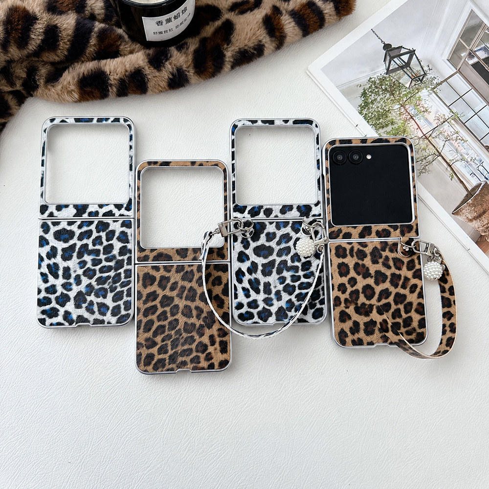 Men'S Suit Accessories - Funda plegable con estampado de leopardo
