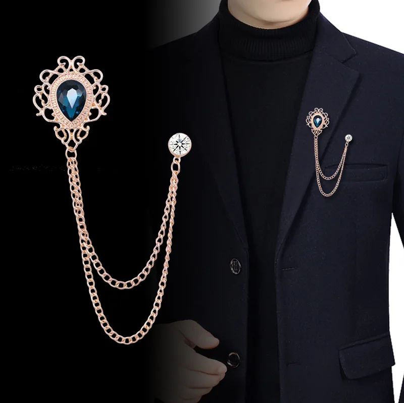 Men'S Suit Accessories - Nueva cadena de borla Vintage, Pin