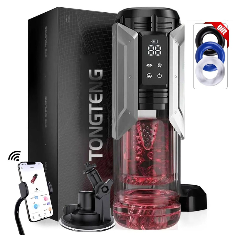Men'S Vegan Accessories - Masturbador Masculino Automático con LED y