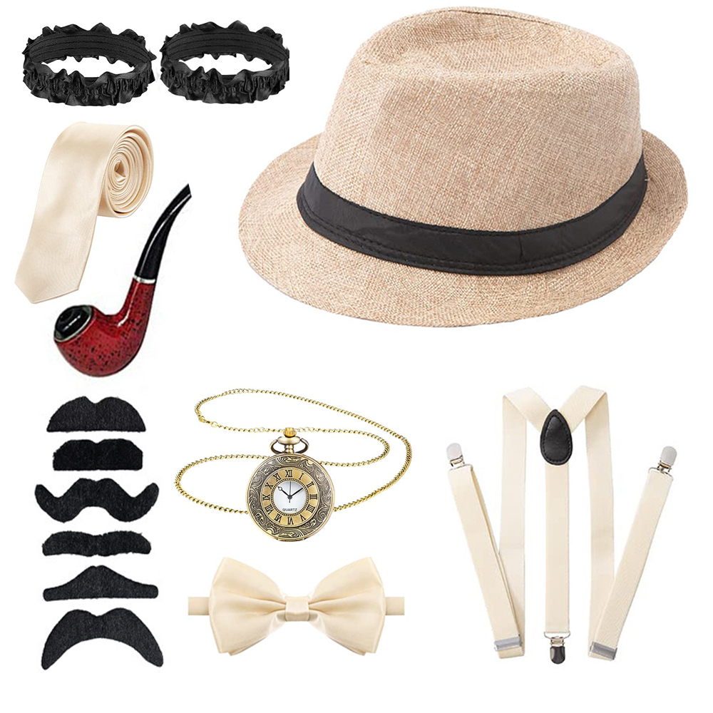 Men'S Accessories In The 1920S - Conjunto de accesorios para disfraz de