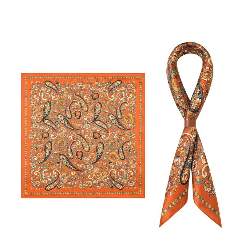 Mens Accessories Style - Conjunto de Pañuelos de Seda Retro