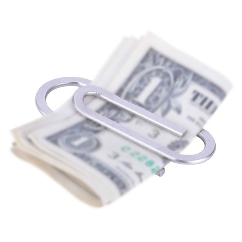 Money Clip Slim - Clip para Billetes de Acero Inoxidable,
