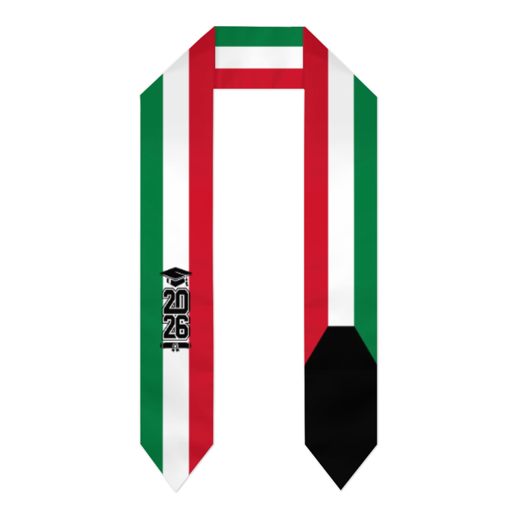 Men Accessories Kuwait - Echarpe de Graduación con Bandera de