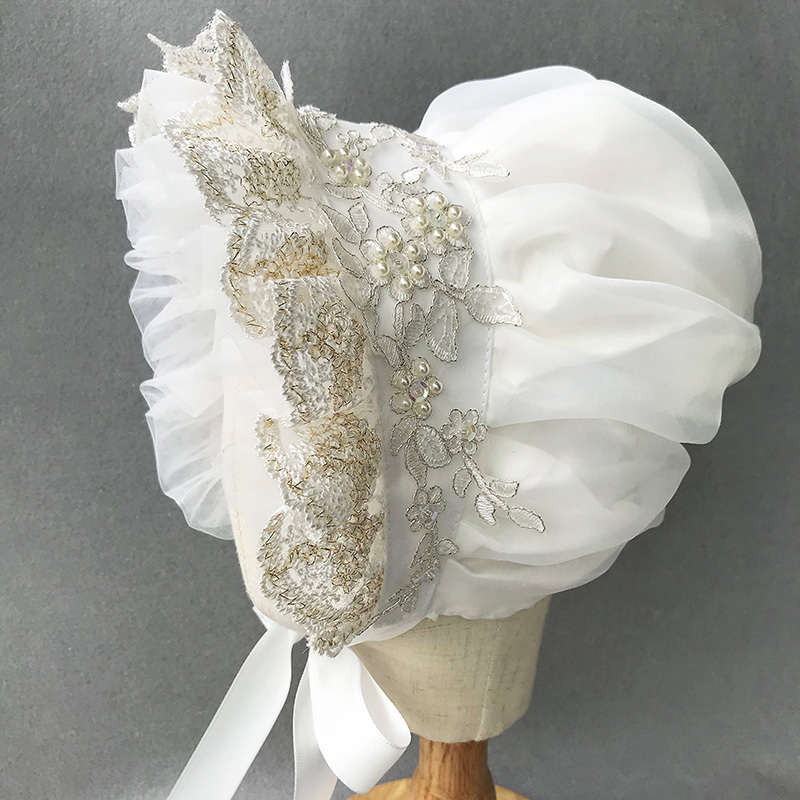 Men'S Victorian Accessories - Gorro victoriano con volantes para mujer,