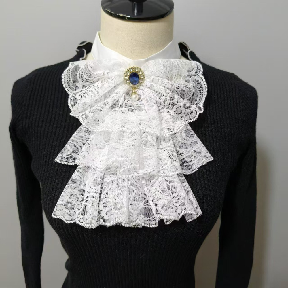 Men'S Victorian Accessories - Nuevo Cuello de Encaje Victoriano Desmontable,