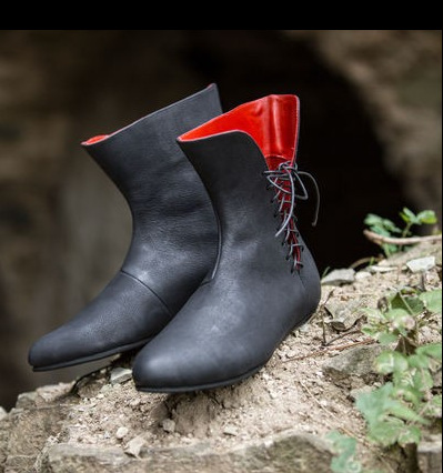 Men'S Victorian Accessories - Zapato medieval de cuero para hombre,