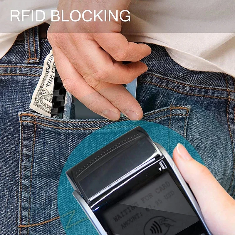 Tarjetero de Visita Delgado RF - Money Clip Slim reseña y precio