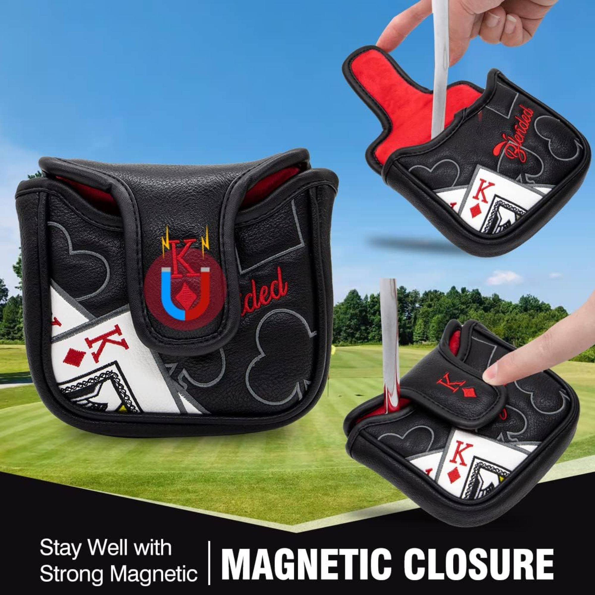 Mazo bordado King Of Hearts co - Men Accessories Gift reseña y precio