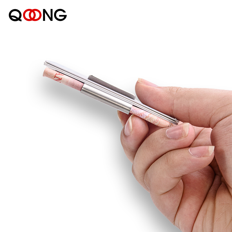 QOONG Acero inoxidable delgado - Money Clip Slim reseña y precio