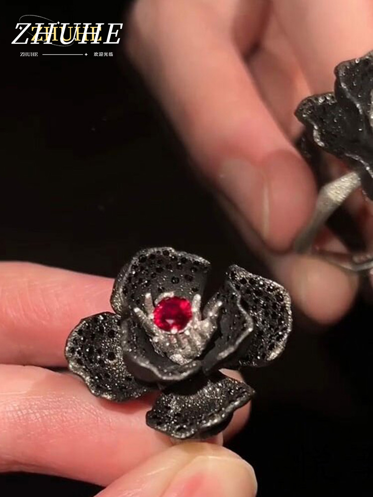 Anillo Abierto con Gema Centra - Men'S Victorian Accessories reseña y precio