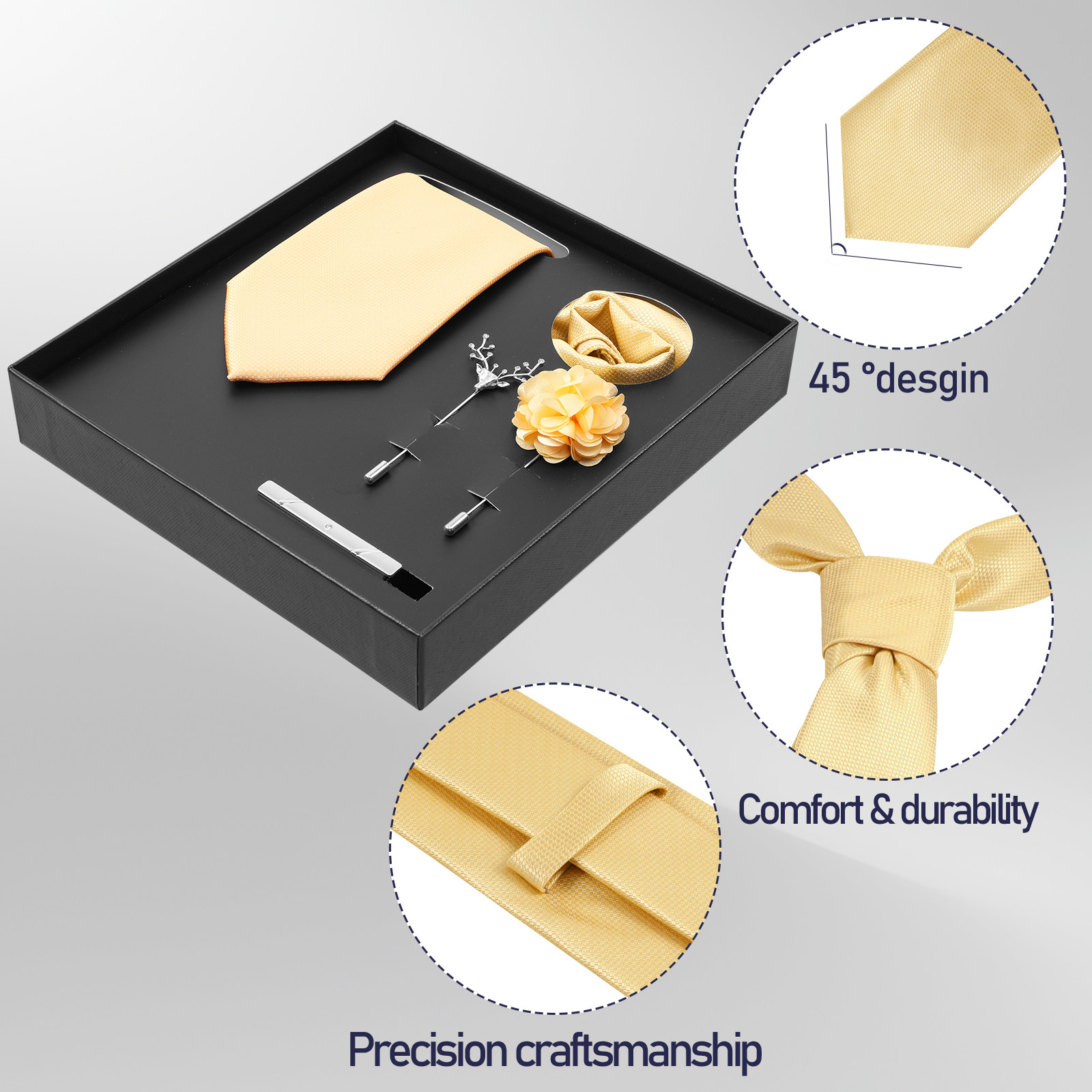 Juego de 5 piezas de corbata p - Men Accessories Gift reseña y precio