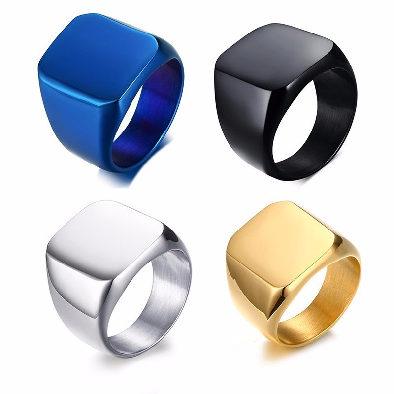 Anillo de sello personalizado  - Signet Ring Men reseña y precio