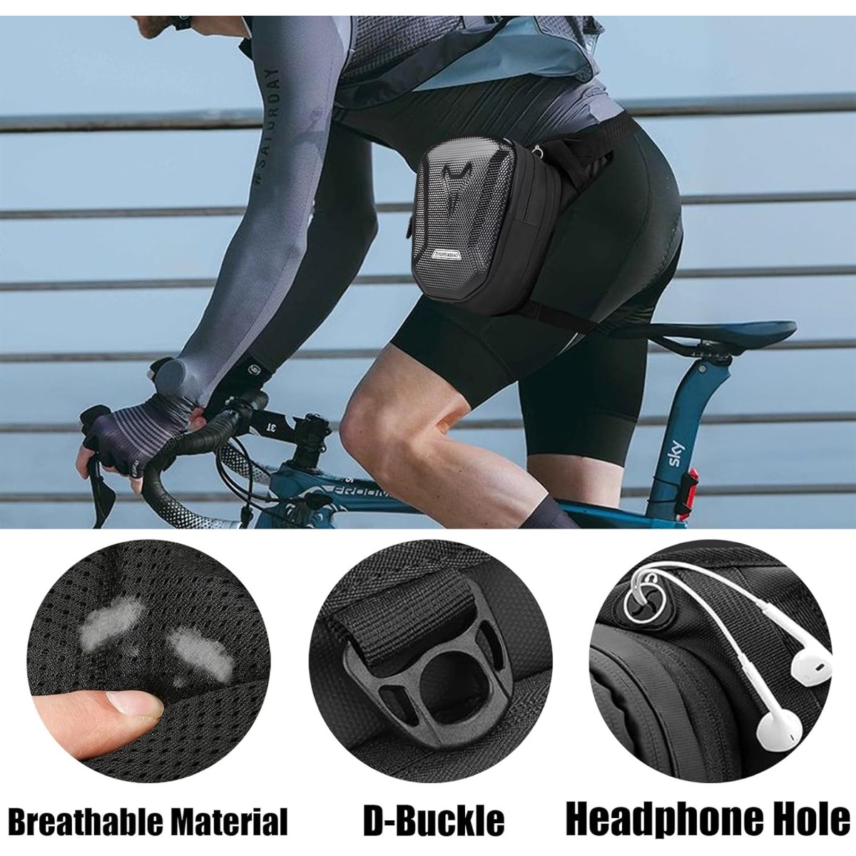 Riñonera para motocicleta, bol - Men Accessories Kit Bag reseña y precio