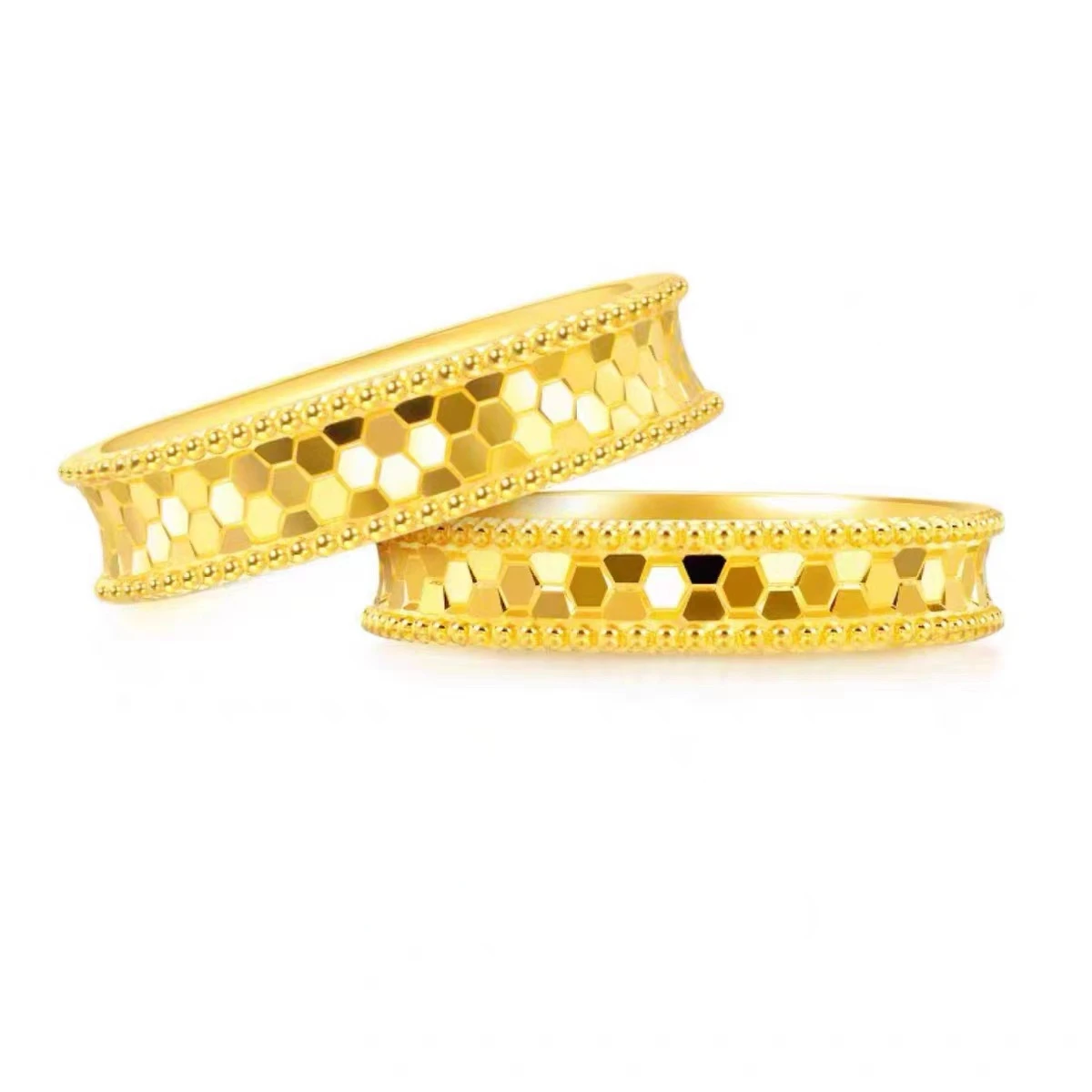 Anillo de nido de abeja brilla - Men'S Accessories Dubai reseña y precio