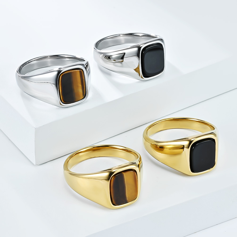 Nuevo Anillo de Sello de Moda  - Signet Ring Men reseña y precio