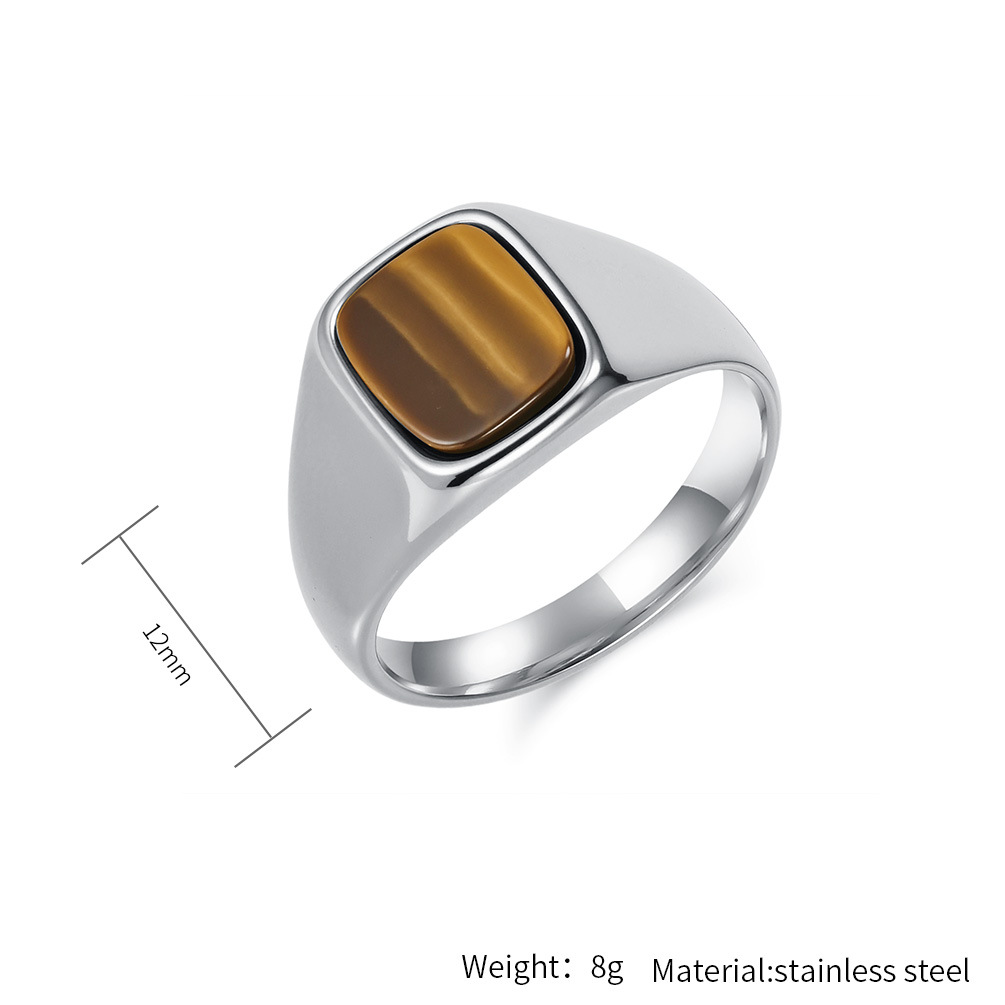 Nuevo Anillo de Sello de Moda  - Signet Ring Men reseña y precio