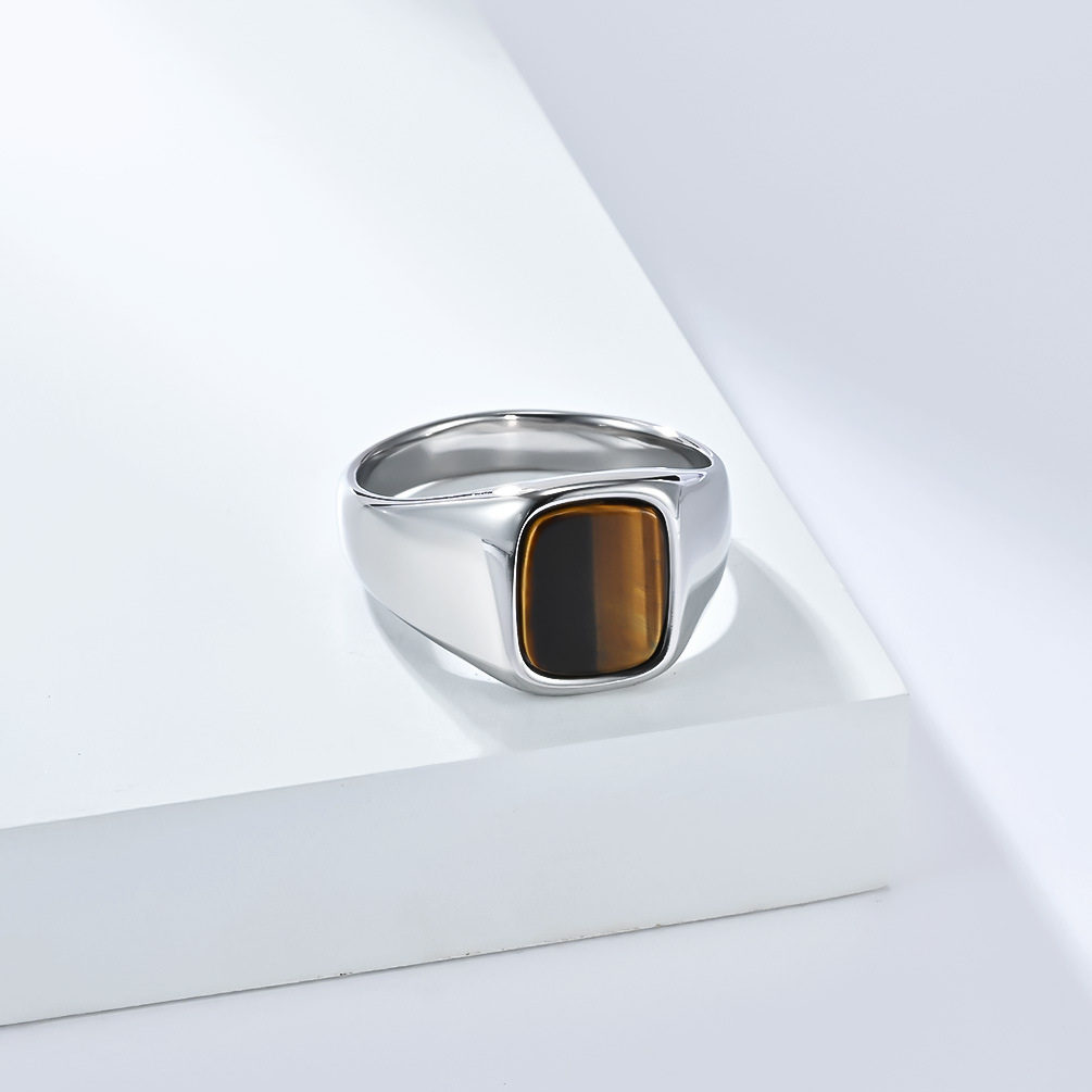Nuevo Anillo de Sello de Moda  - Signet Ring Men reseña y precio