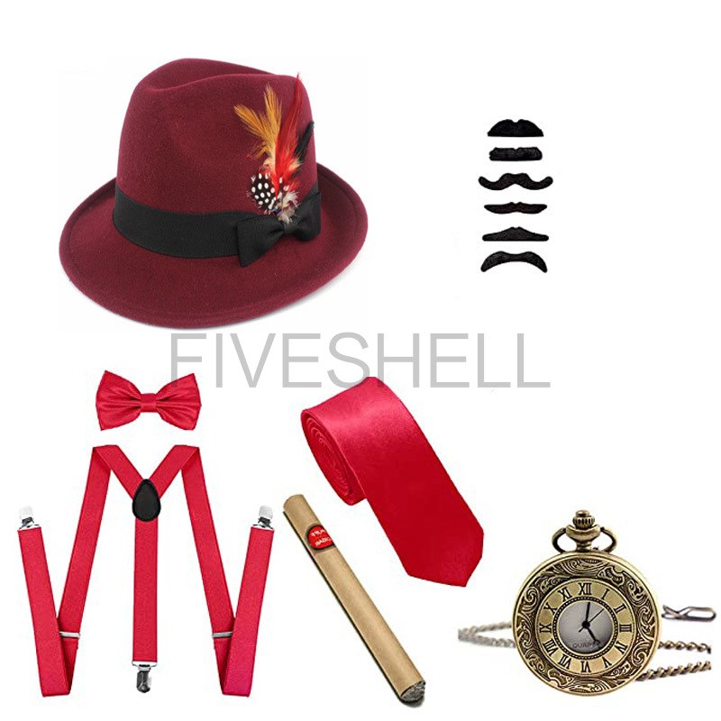 Conjunto de accesorios de disf - Men'S Accessories In The 1920S reseña y precio