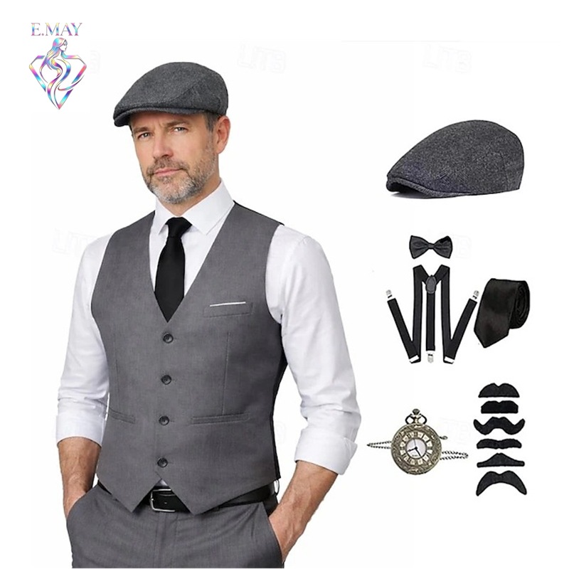 Traje de gángster estilo Gatsb - Men'S Accessories In The 1920S reseña y precio