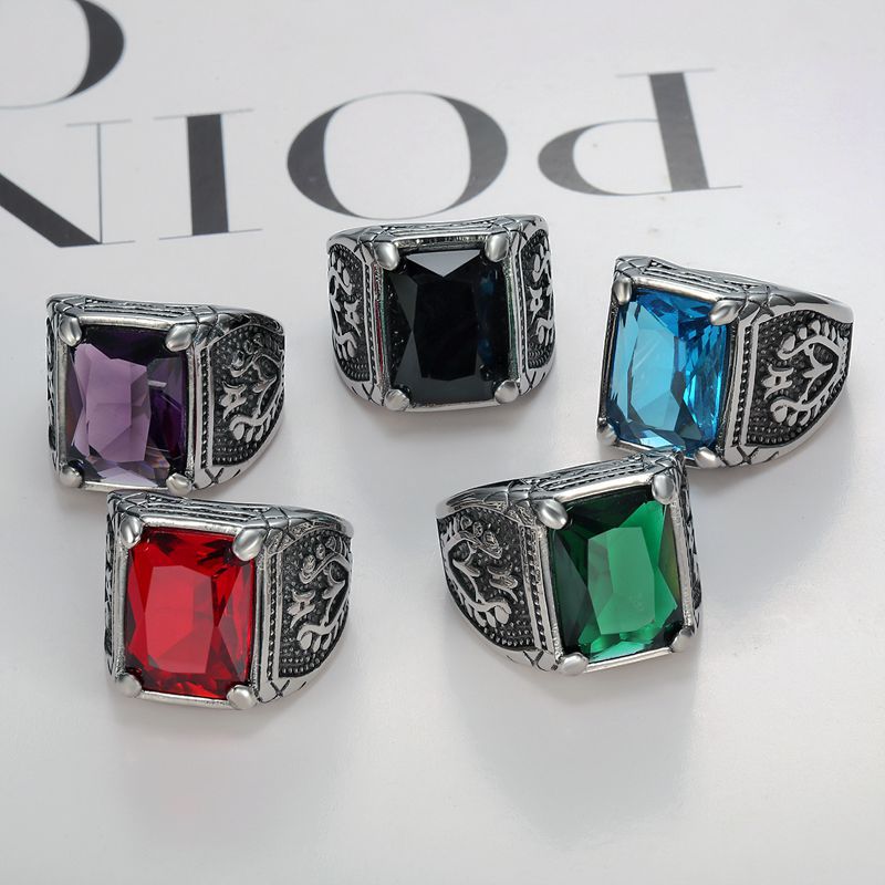 Anillo de acero inoxidable 316 - Signet Ring Men reseña y precio