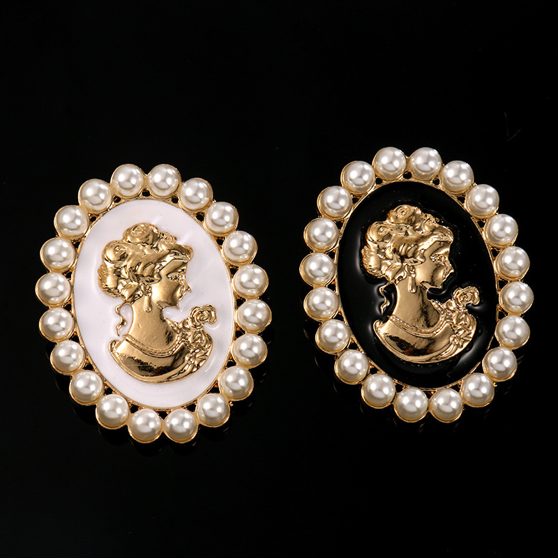 Broche de camafeo de perlas de - Men'S Victorian Accessories reseña y precio