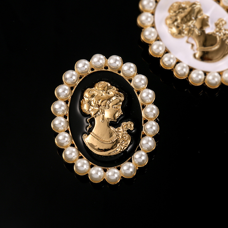 Broche de camafeo de perlas de - Men'S Victorian Accessories reseña y precio