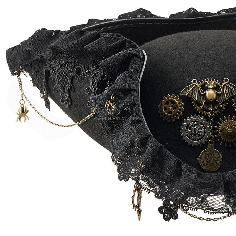 Lace Trim Bat Gear Gear Pirate - Men'S Victorian Accessories reseña y precio
