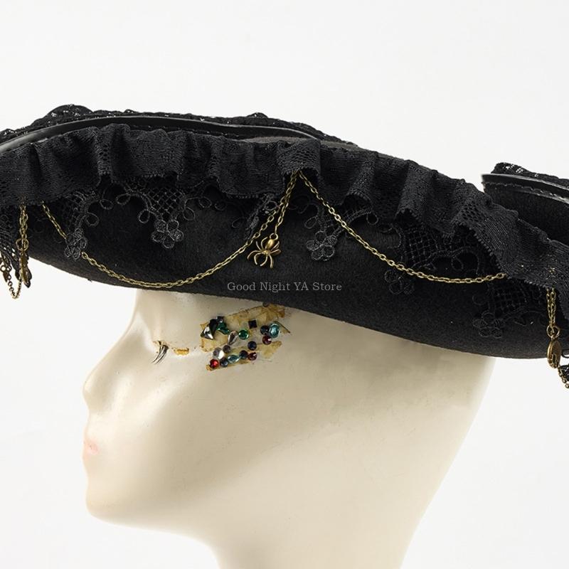 Lace Trim Bat Gear Gear Pirate - Men'S Victorian Accessories reseña y precio