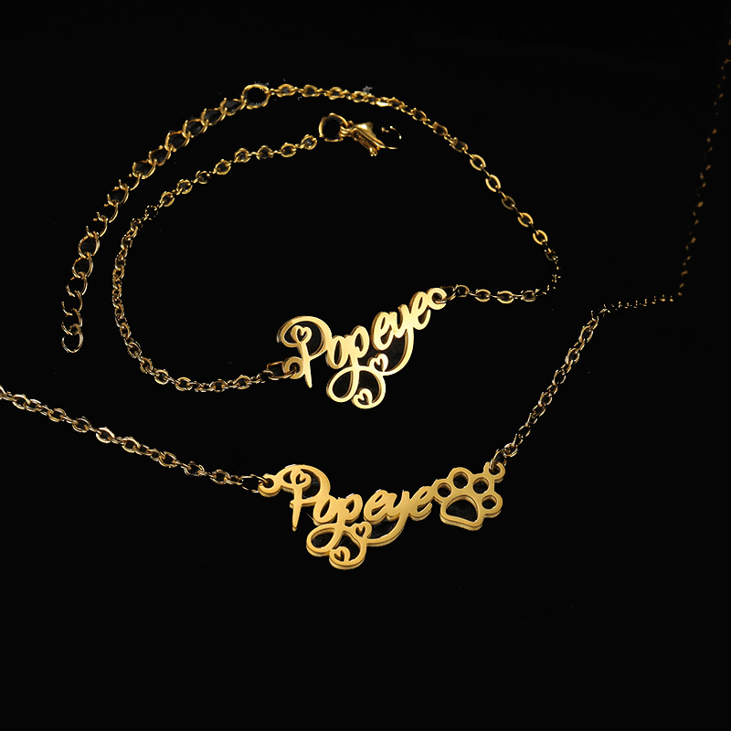 Goxijite-collar con nombre per - Mens Accessories Style reseña y precio