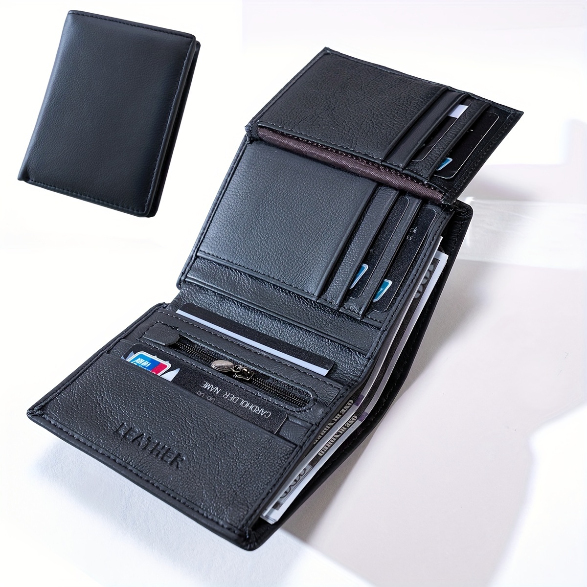 1 cartera de cuero distinguida - Money Clip Slim reseña y precio