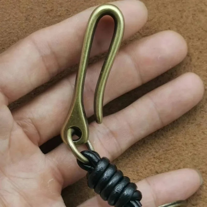 LLavero de cuero genuino tejid - Men'S Accessories On Sale reseña y precio