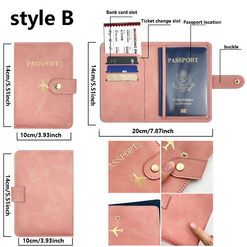 Funda de cuero para pasaporte, - Men'S Accessories Essentials reseña y precio