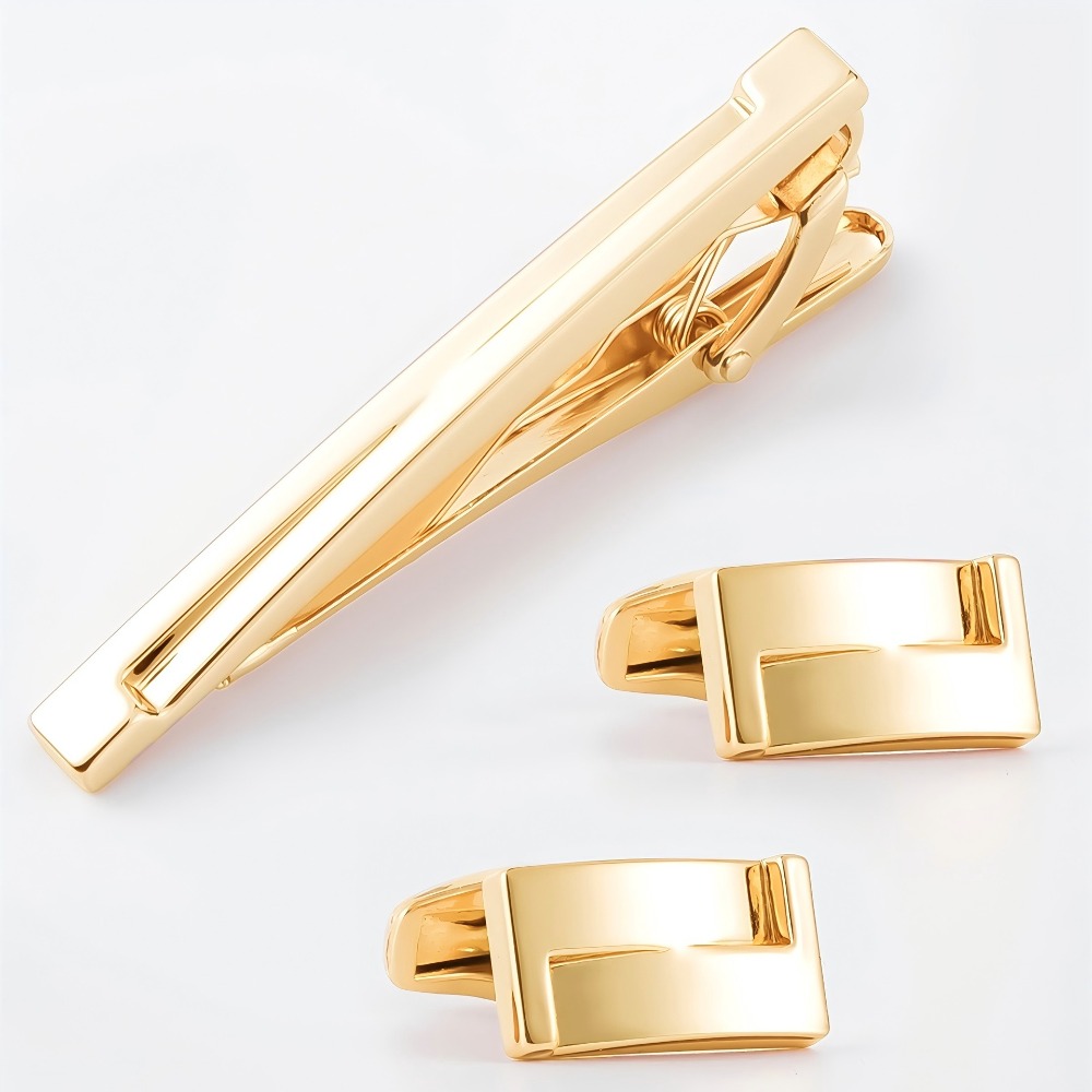 Un Par de Gemelos Brillantes d - Men'S Accessories Essentials reseña y precio