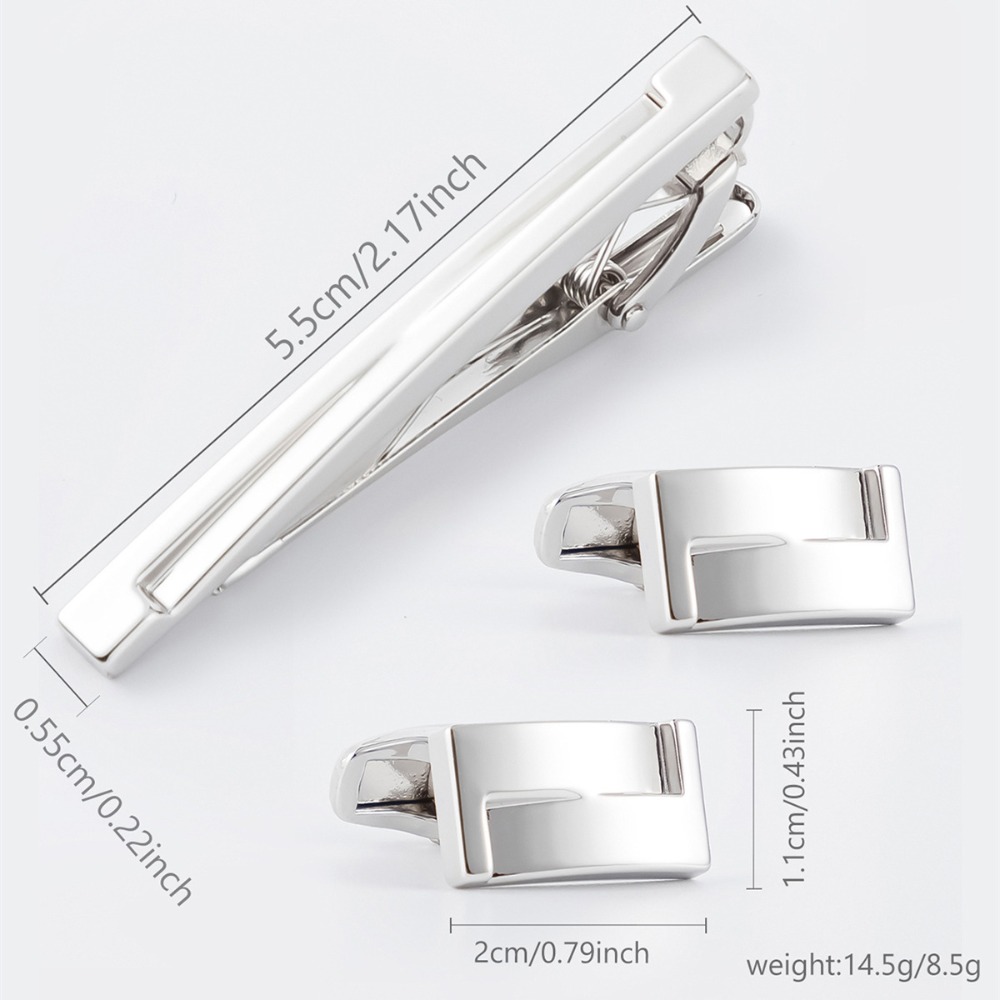 Un Par de Gemelos Brillantes d - Men'S Accessories Essentials reseña y precio