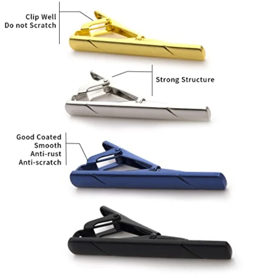 4 pinzas para corbata para hom - Men Accessories Gift reseña y precio