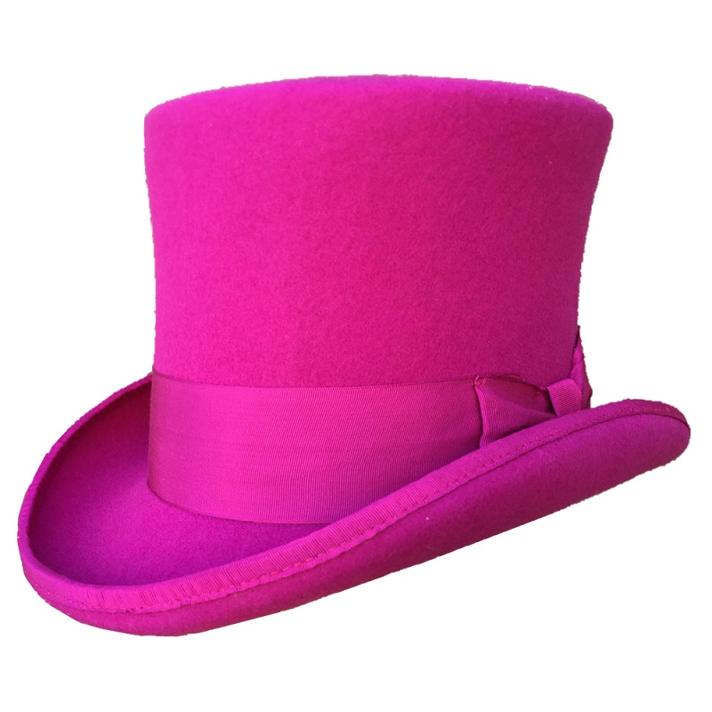 Sombrero de copa rosa rosa par - Men'S Victorian Accessories reseña y precio