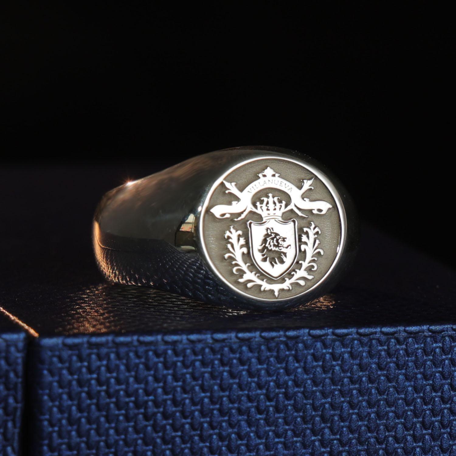 Anillo de Plata Sólida 925 de  - Signet Ring Men reseña y precio